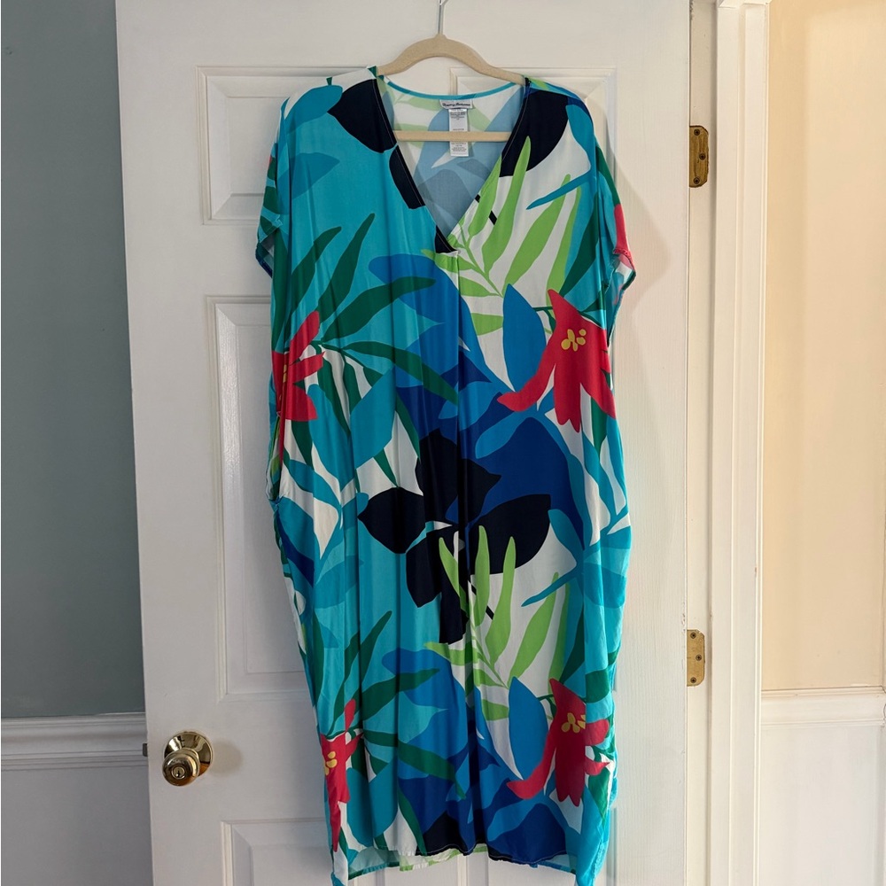 Tommy Bahama floral beach coverup